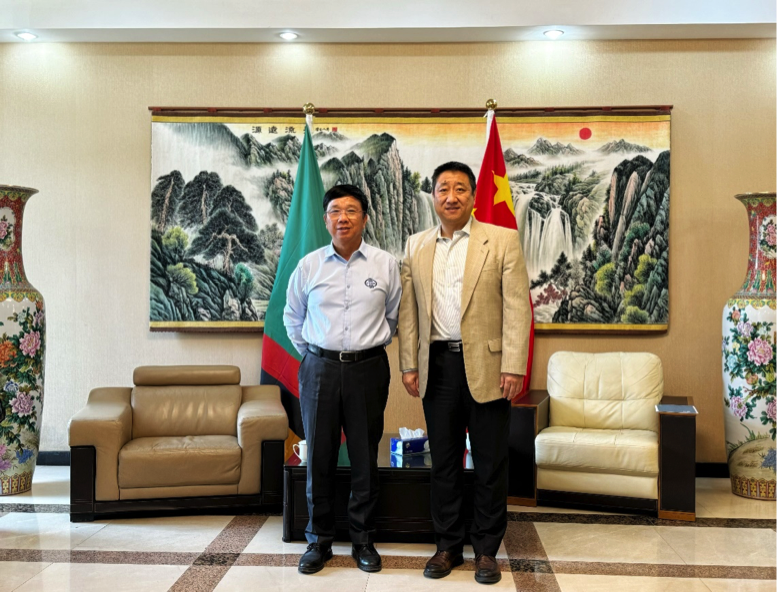 BG大游资源董事长王平卫拜会中国驻赞比亚大使韩镜