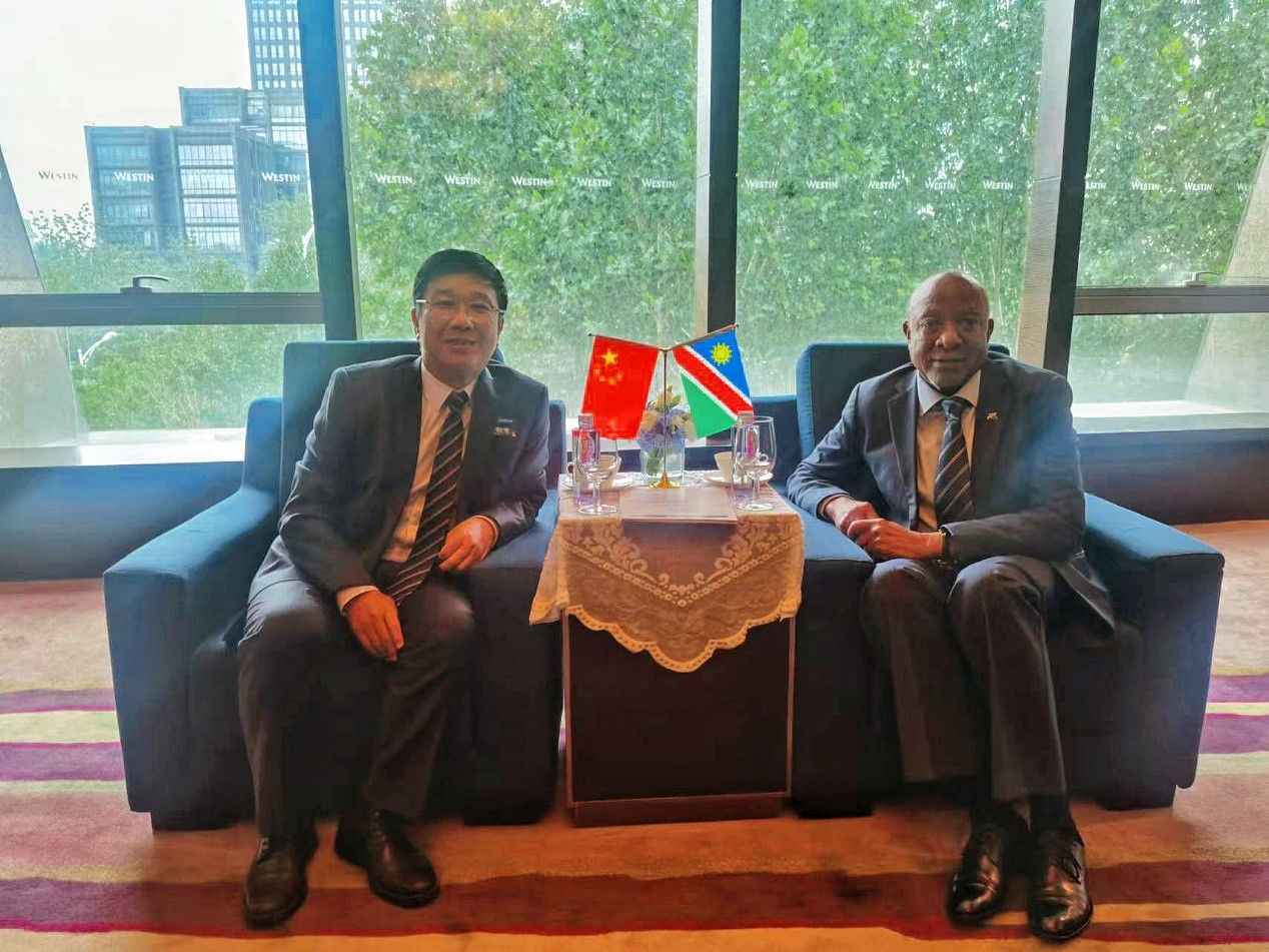 中非合作论坛期间BG大游资源 董事长王平卫拜会三国总统